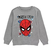 Disney Collection Little & Big Kid Boys Crew Neck Short Sleeve Spiderman Graphic T-Shirt