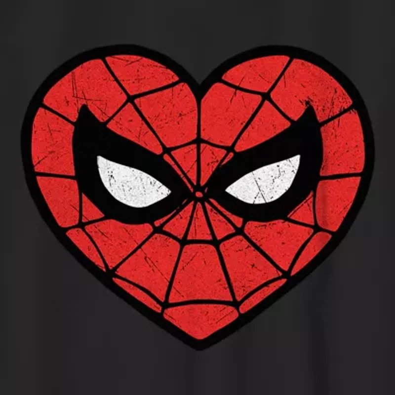 Disney Collection Little & Big Kid Boys Crew Neck Short Sleeve Spiderman Graphic T-Shirt