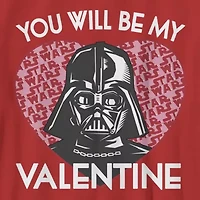 Disney Collection Darth Vader Little & Big Kid Boys Crew Neck Short Sleeve Star Wars Graphic T-Shirt