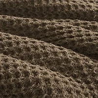 Madison Park Ellis Waffle Knot Chenille Midweight Comforter Set