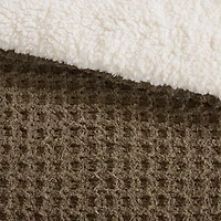 Madison Park Ellis Chenille Sherpa Reverse Soft Comforter Set