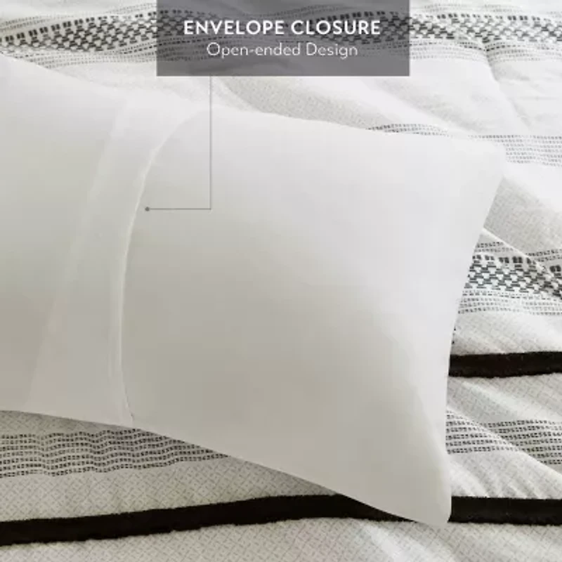 Madison Park Bianca Stripe 7-pc. Midweight Comforter & Coverlet Set