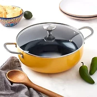 Infuse Aluminum Non-Stick 6-qt Caldero Saute Pan