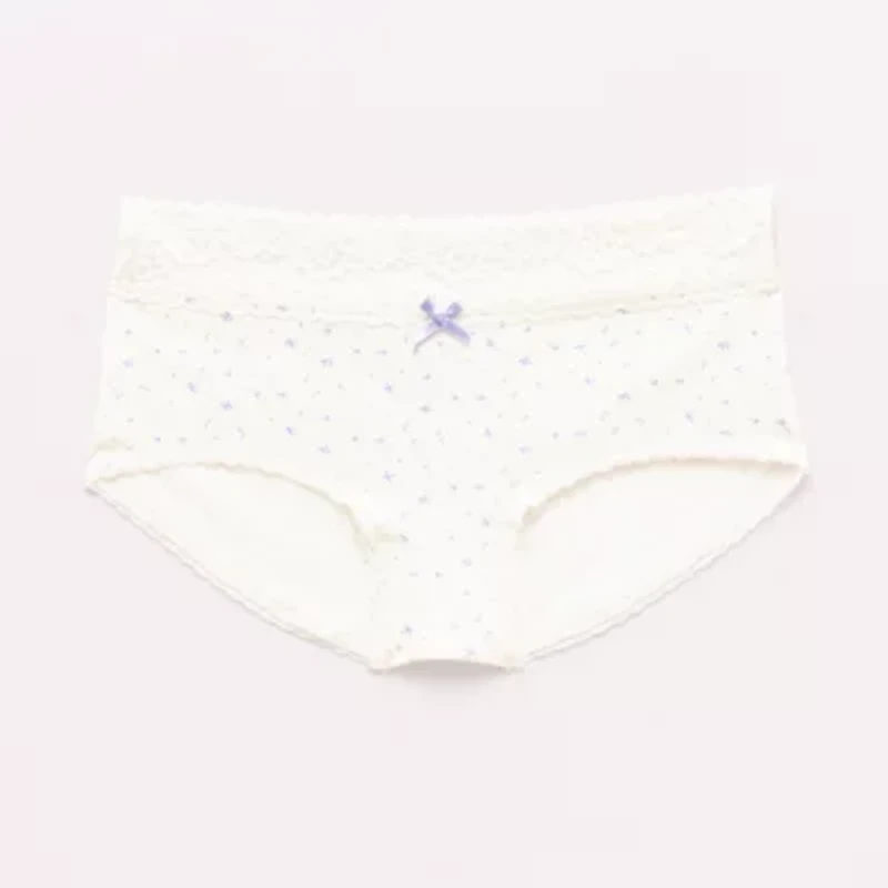 Arizona Body Cotton with Lace Boyshort Panty