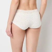 Arizona Body Cotton with Lace Boyshort Panty