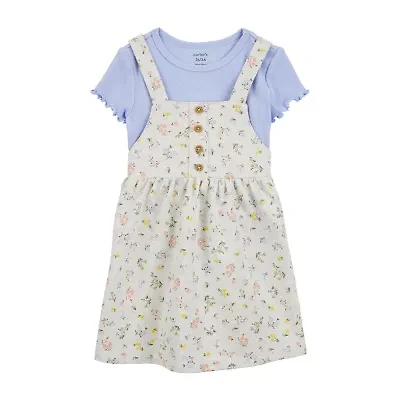 Carter's Toddler Girls Sleeveless Floral Dress Set