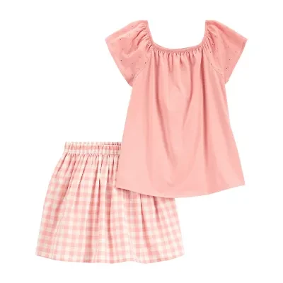 Carter's Little & Big Kid Girls 2-pc. Skort Set