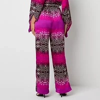 Bold Elements Womens Wide Leg High Rise Trouser