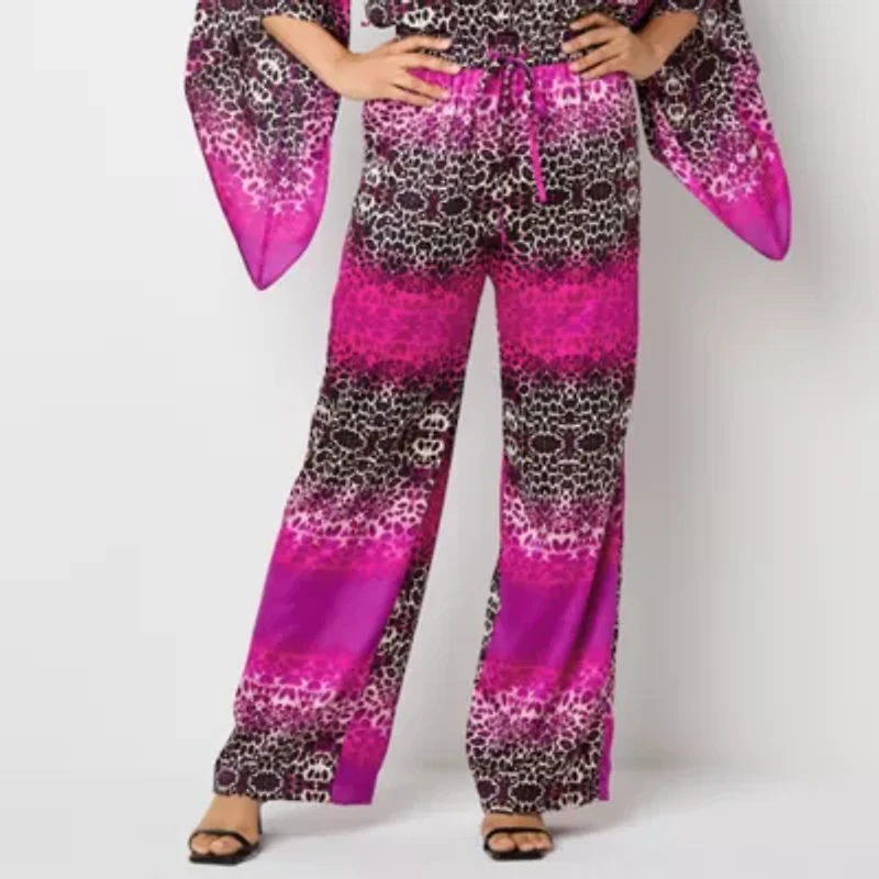 Bold Elements Womens Wide Leg High Rise Trouser