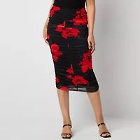 Bold Elements Womens Midi Pencil Skirt
