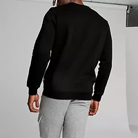 PUMA Essential Fleece Mens Crew Neck Long Sleeve Sweatshirt