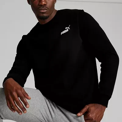 PUMA Essential Fleece Mens Crew Neck Long Sleeve Sweatshirt