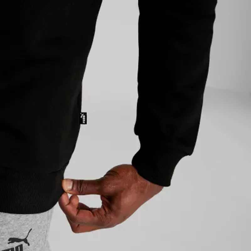 PUMA Essential Fleece Mens Crew Neck Long Sleeve Sweatshirt