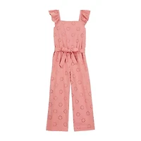 Carter's Little & Big Kid Girls Square Neck Sleeveless Jumpsuit