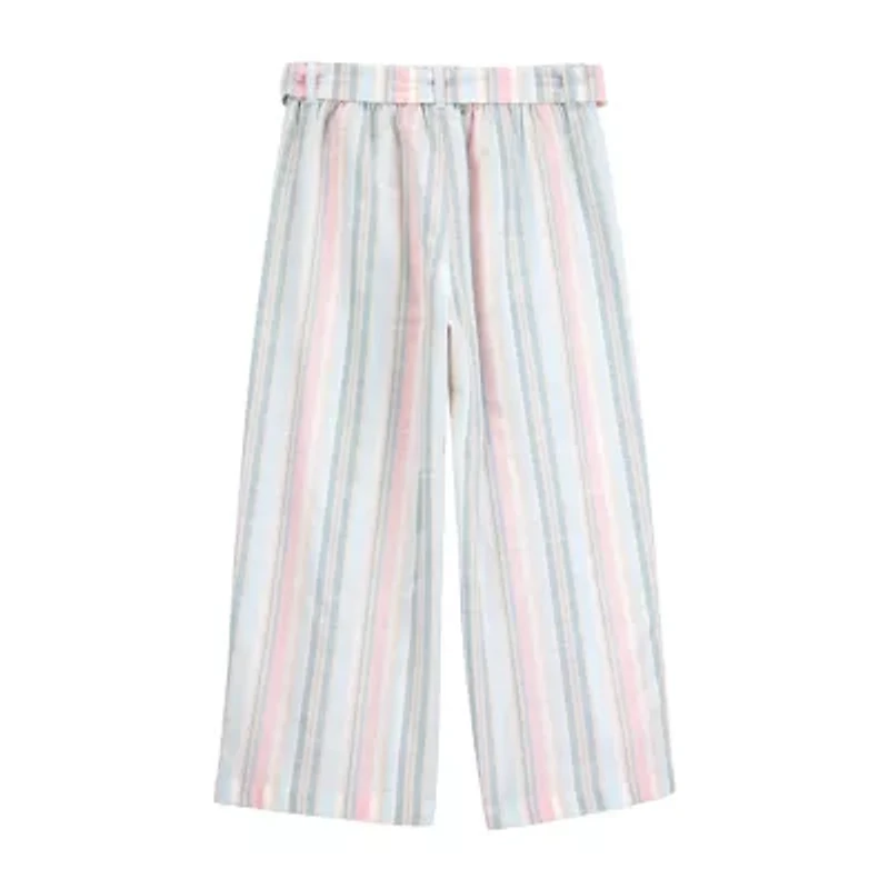 Carter's Little & Big Kid Girls Wide Leg Regular Fit Pull-On Pant