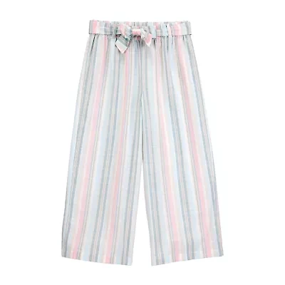 Carter's Little & Big Kid Girls Wide Leg Regular Fit Pull-On Pant
