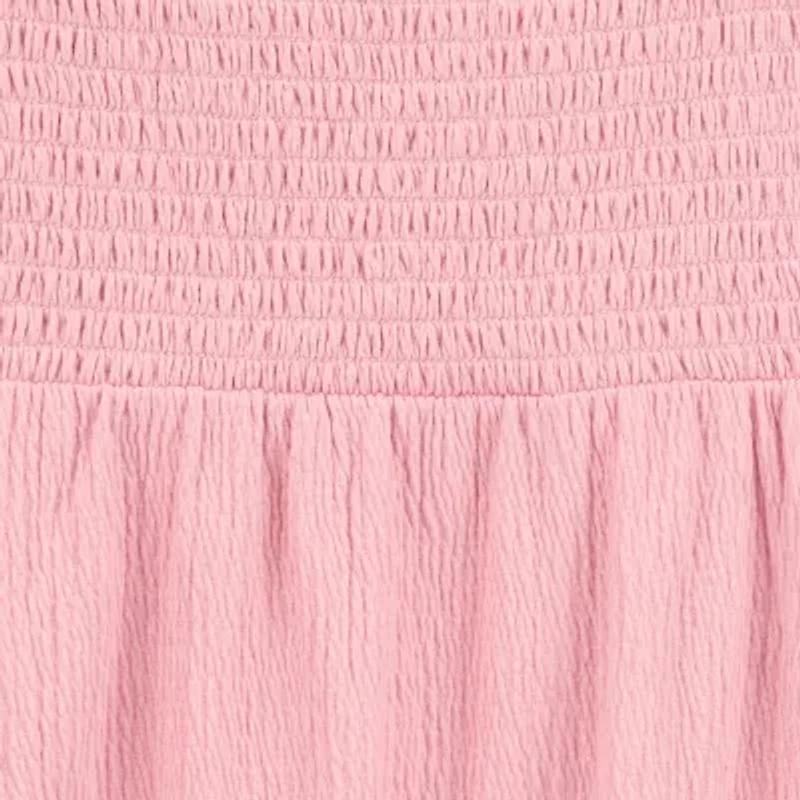 Carter's Little & Big Kid Girls Short Sleeve Cuffed A-Line Dress