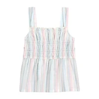 Carter's Little & Big Kid Girls Square Neck Sleeveless Tunic Top