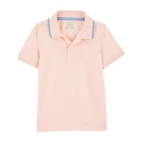 Carter's Toddler Boys Short Sleeve Regular Fit Polo Shirt