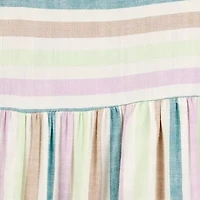 Carter's Little & Big Kid Girls Short Sleeve Flutter A-Line Dress