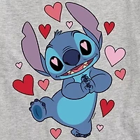 Disney Collection Little & Big Kid Boys Crew Neck Short Sleeve Lilo Stitch Graphic T-Shirt