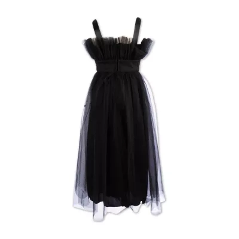 Speechless Big Kid Girls Embellished Sleeveless Midi Party Dress