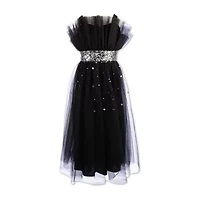 Speechless Big Kid Girls Embellished Sleeveless Midi Party Dress