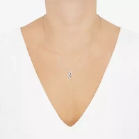 Limited Quantities! Womens 1/3 CT. T.W. Lab Grown White Diamond Sterling Silver 18 Inch Pendant Necklace