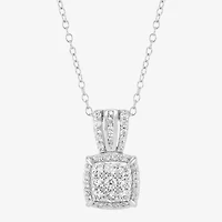 Limited Quantities! Womens 1/2 CT. T.W. Lab Grown White Diamond Sterling Silver 18 Inch Pendant Necklace