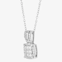 Limited Quantities! Womens 1/2 CT. T.W. Lab Grown White Diamond Sterling Silver 18 Inch Pendant Necklace