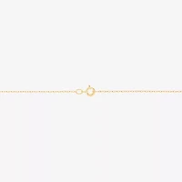 Limited Quantities! Womens 1/5 CT. Lab Grown White Diamond 14K Gold Over Silver Oval 18 Inch Pendant Necklace