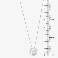 Limited Quantities! Womens 3/4 CT. T.W. Lab Grown White Diamond 14K White Gold Circle 18 Inch Pendant Necklace