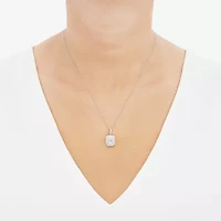 Limited Quantities! Womens 1 1/4 CT. T.W. Lab Grown White Diamond 14K White Gold 18 Inch Pendant Necklace