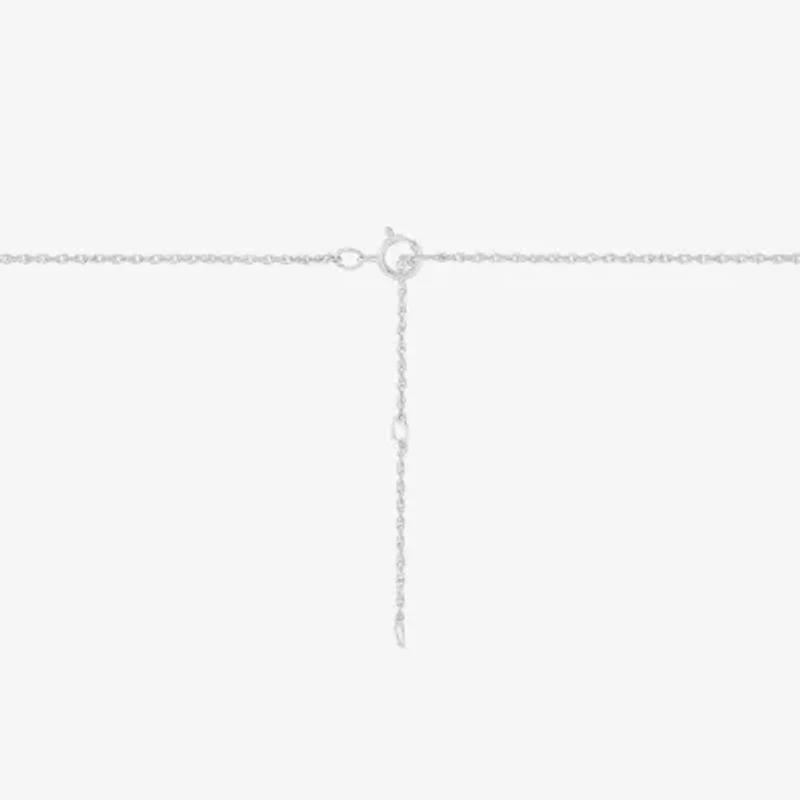 Limited Quantities! Womens 1/3 CT. T.W. Lab Grown White Diamond Sterling Silver Flower 18 Inch Pendant Necklace