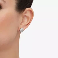 Limited Quantities! 1 1/2 CT. T.W. Lab Grown White Diamond 14K White Gold 11.4mm Stud Earrings