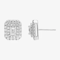 Limited Quantities! 1 1/2 CT. T.W. Lab Grown White Diamond 14K White Gold 11.4mm Stud Earrings