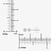 Limited Quantities! Womens 1/10 CT. T.W. Lab Grown White Diamond Sterling Silver 2-pc. Earring Set