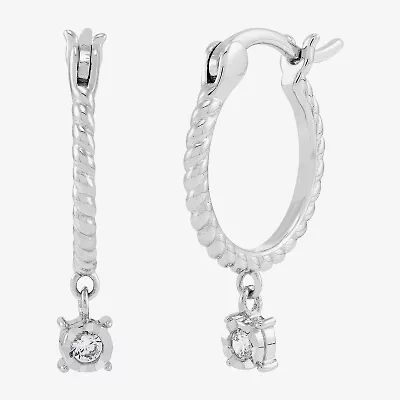 Limited Quantities! Womens 1/10 CT. T.W. Lab Grown White Diamond Sterling Silver 2-pc. Earring Set