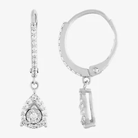 Limited Quantities! Womens 1/4 CT. T.W. Lab Grown White Diamond Sterling Silver Drop Earrings