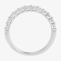 Limited Quantities! Womens 1 1/2 CT. T.W. Natural White Diamond 14K White Gold Side Stone Halo Bridal Set
