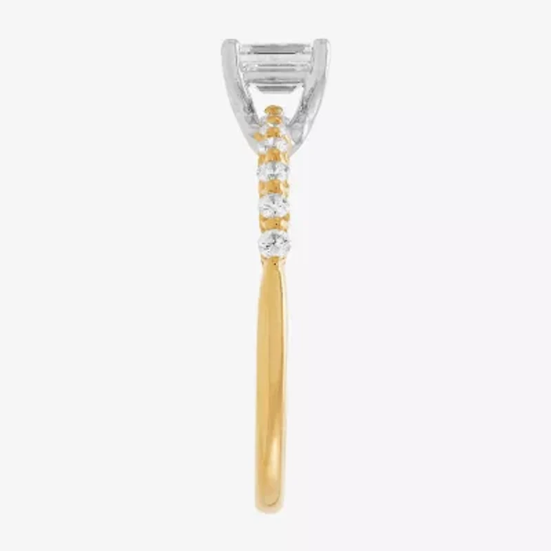 Limited Quantities! Womens 3/4 CT. T.W. Natural White Diamond 14K Gold Side Stone Engagement Ring