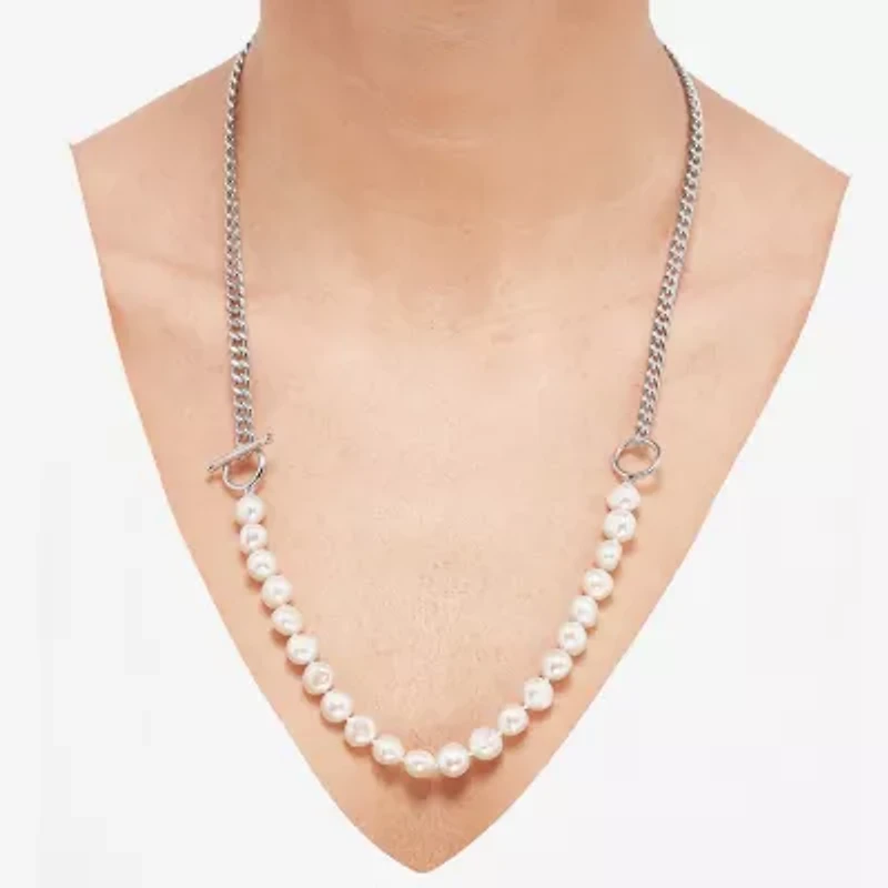Limited Quantities! Womens White 24 Inch Strand Necklace