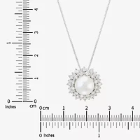 Limited Quantities! Womens 3/4 CT. T.W. Dyed White Cultured Freshwater Pearl 14K White Gold 18 Inch Pendant Necklace
