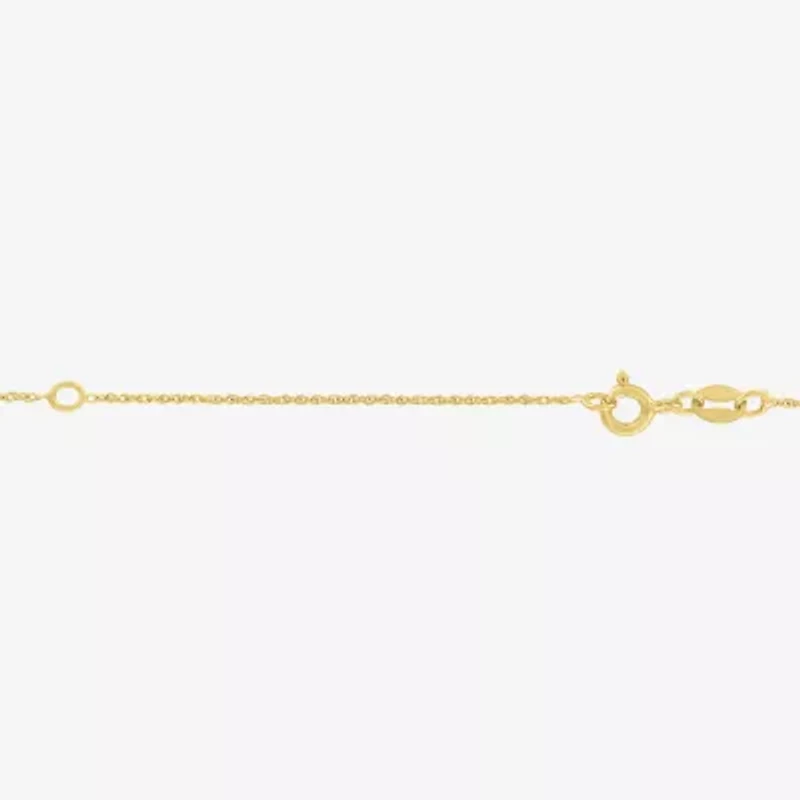 Womens Lab Created Red Ruby 14K Gold Over Silver Heart 16 Inch Pendant Necklace