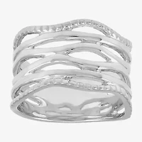 Silpada Womens 12.5mm Sterling Silver Band