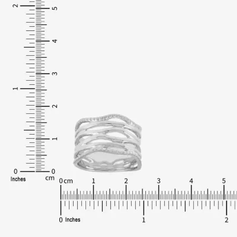 Silpada Womens 12.5mm Sterling Silver Band