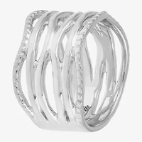 Silpada Womens 12.5mm Sterling Silver Band
