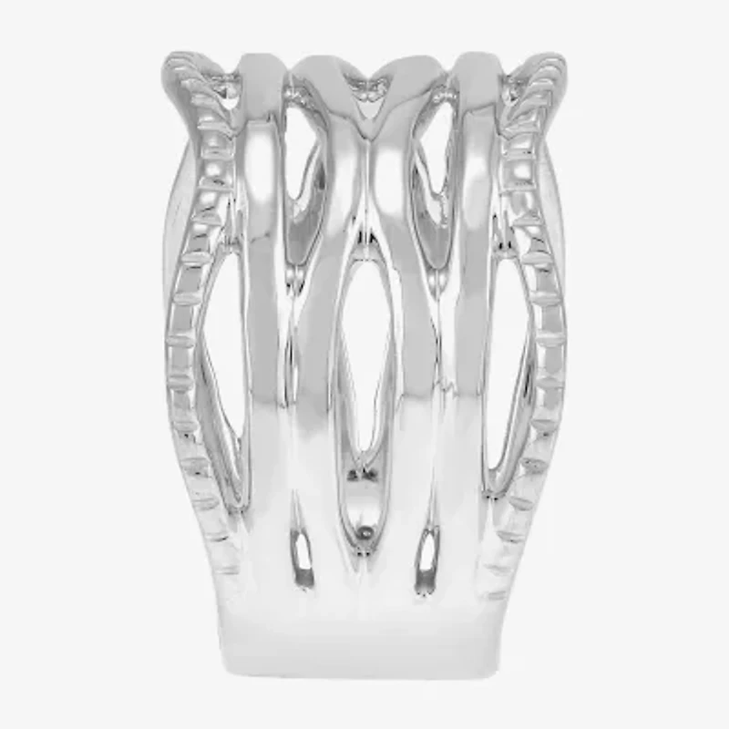 Silpada Womens 12.5mm Sterling Silver Band