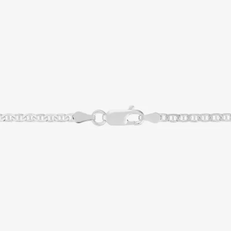 Mens Sterling Silver 22 Inch Chain Necklace