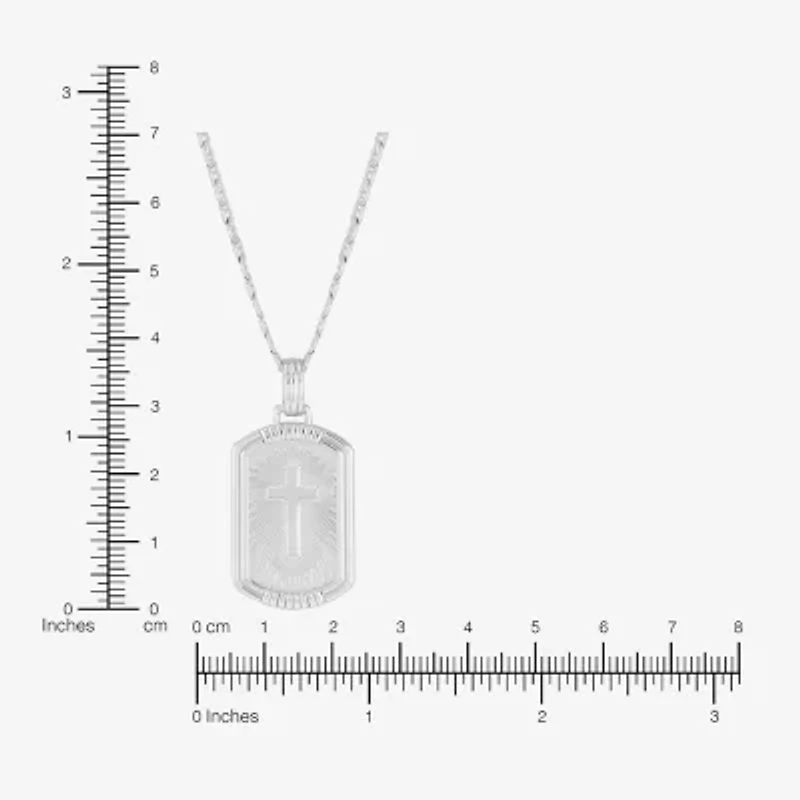 Mens Sterling Silver 22 Inch Chain Necklace